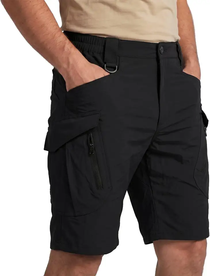 Men's Tactical Cargo Work Shorts for Hiking, Ripstop Quick-Dry