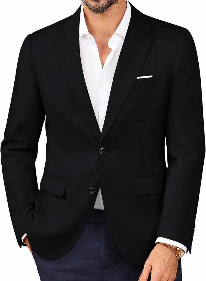 PJ PAUL JONES Mens Suit Jacket Business Casual Blazer Slim Fit Sport Coats