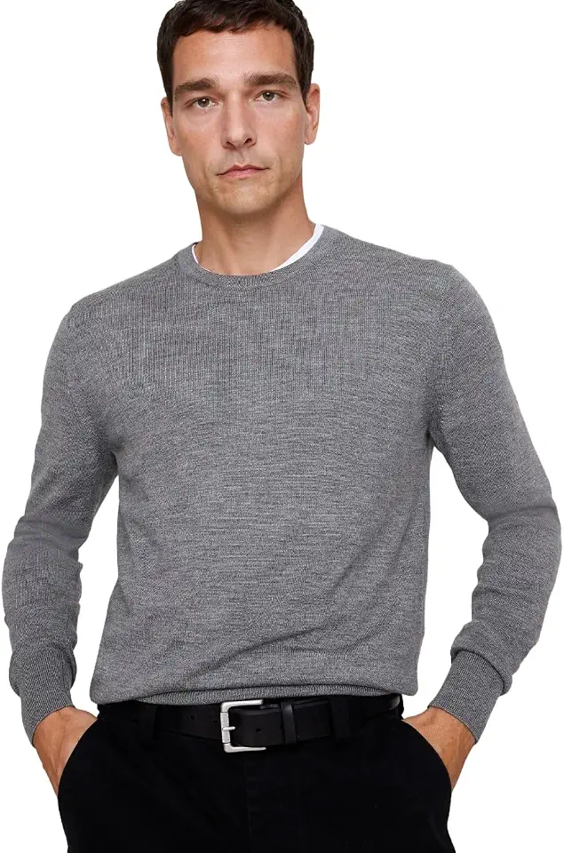 Banana Republic Men's Merino Crew-Neck Sweater