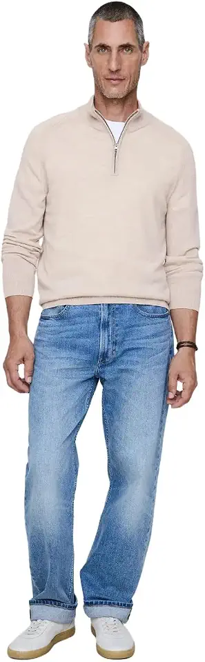 Banana Republic Men's Merino Quarter-Zip Sweater
