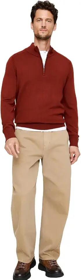 Banana Republic Men's Merino Quarter-Zip Sweater