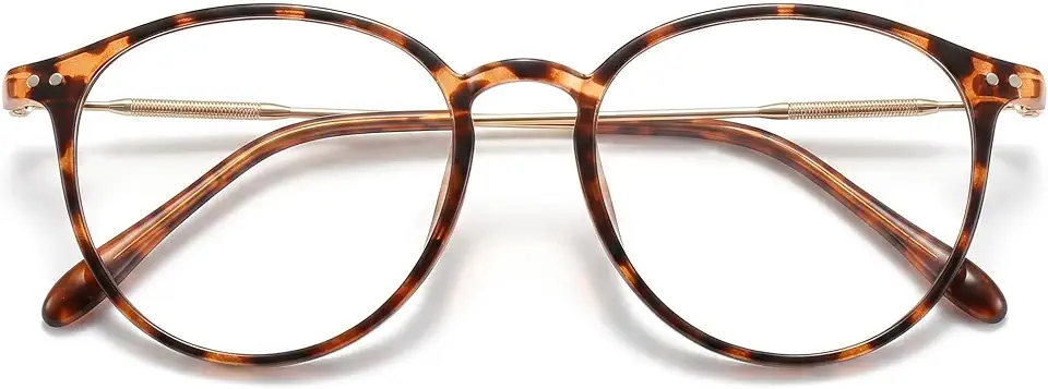 Men's Round Tortoiseshell Glasses