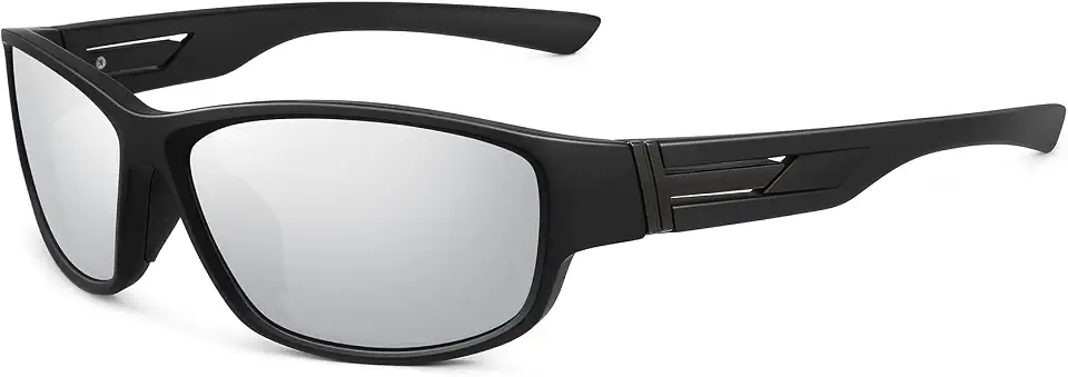 MEETSUN Sports Sunglasses for Men Women Polarized Classic Wrap Around Driving Cycling Golf Fishing Sun Glasses UV Protection