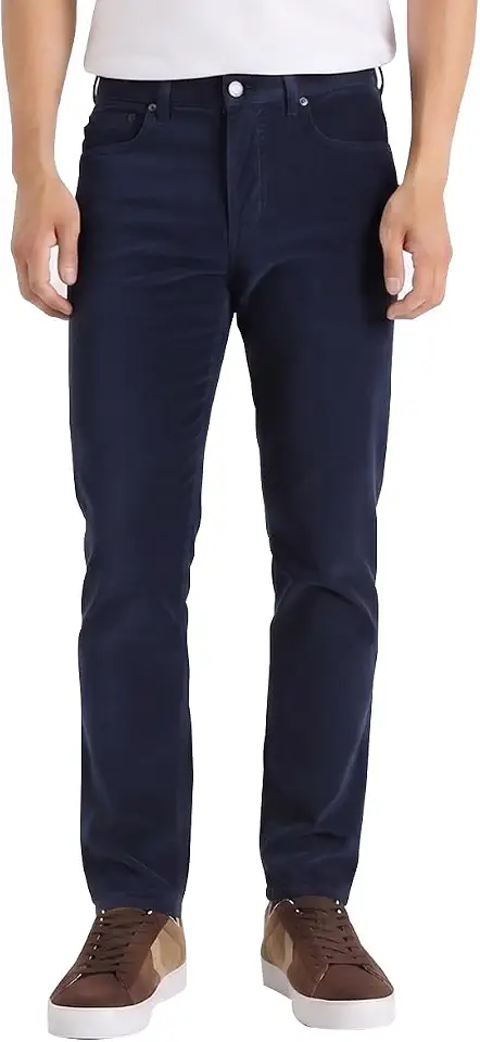 Mens Corduroy Pants Casual Classic Regular Fit Stretch Cotton Business Office Dress Pants Size 32-44