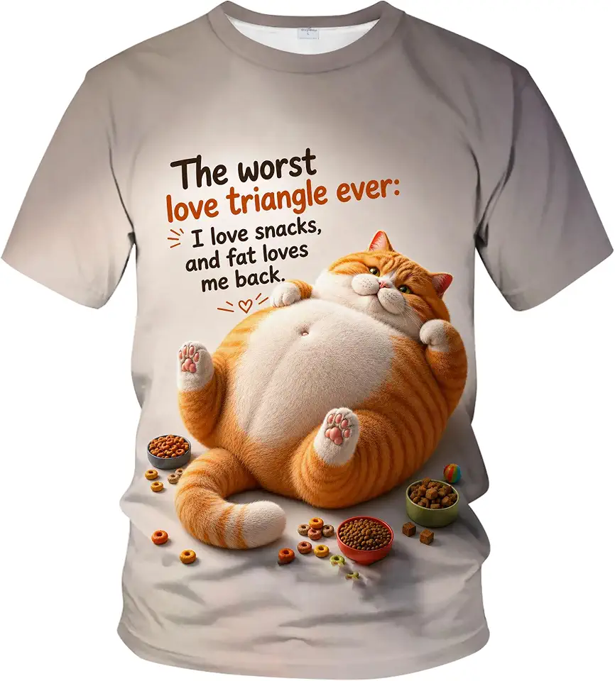 Blissboy Funny Humorous Slogan Graphic T-Shirt Novelty Short Sleeve Crewneck Shirt