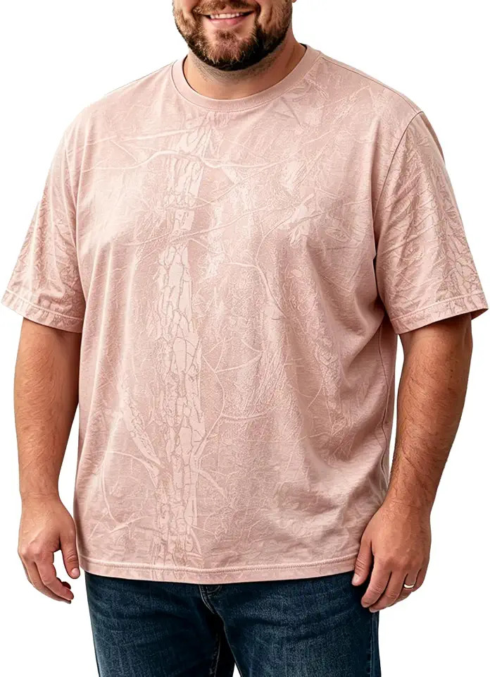 Men's Pink Graphic Tee