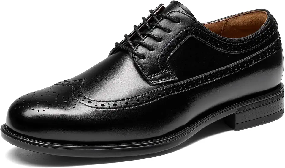 Bruno Marc Men's Dress Brogue Wingtip Oxford Shoes