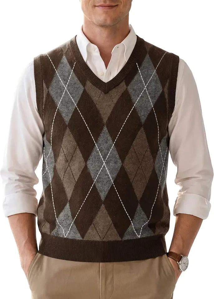 Men's Fair Isle Sweater Vest