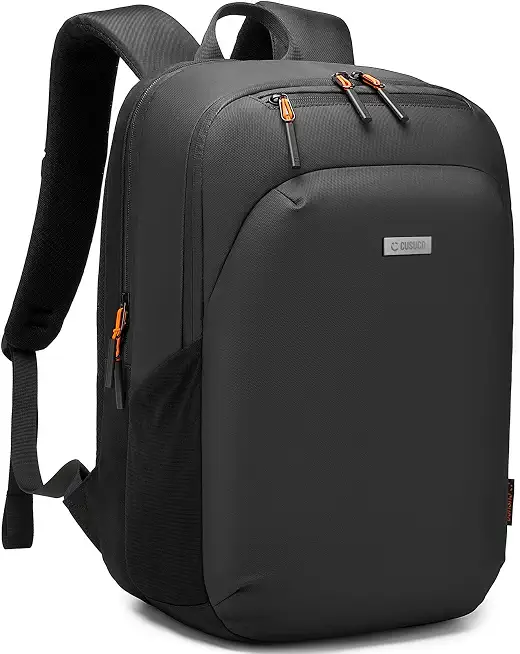 Business Work Backpack Fits17" Slim Laptop, Lightweight & Durable, Black