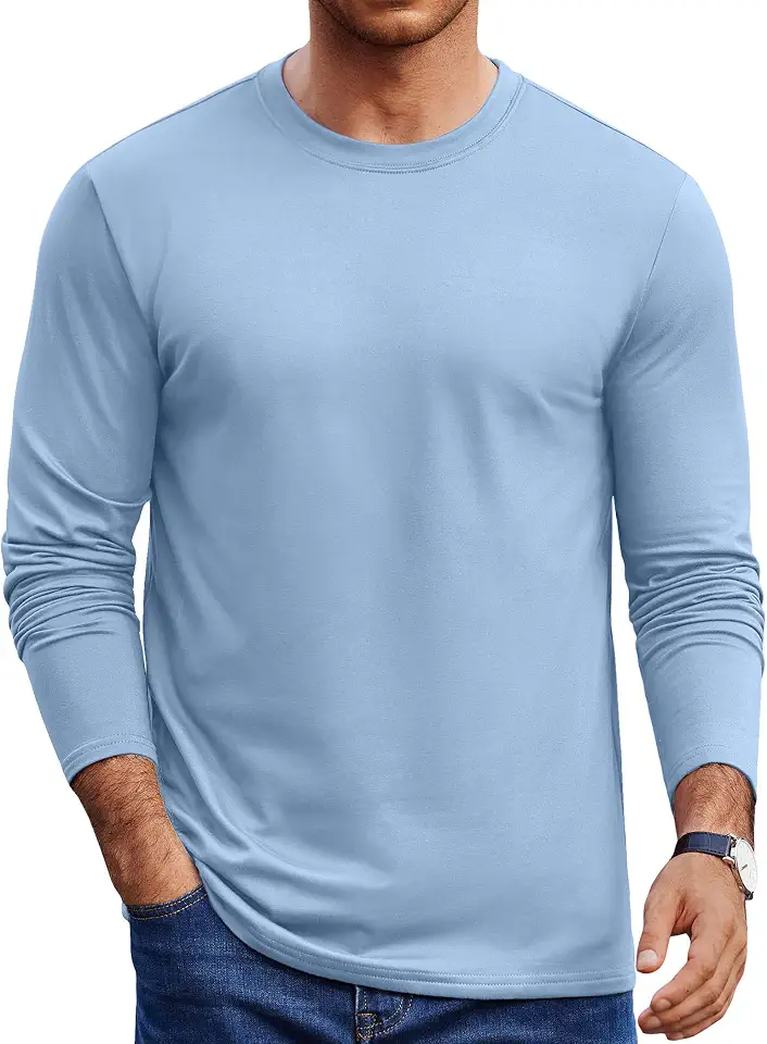 Global Recycled Standard COOFANDY Mens Thermal Shirt Soft Long Sleeve Fleece Lined Base Layer Shirts
