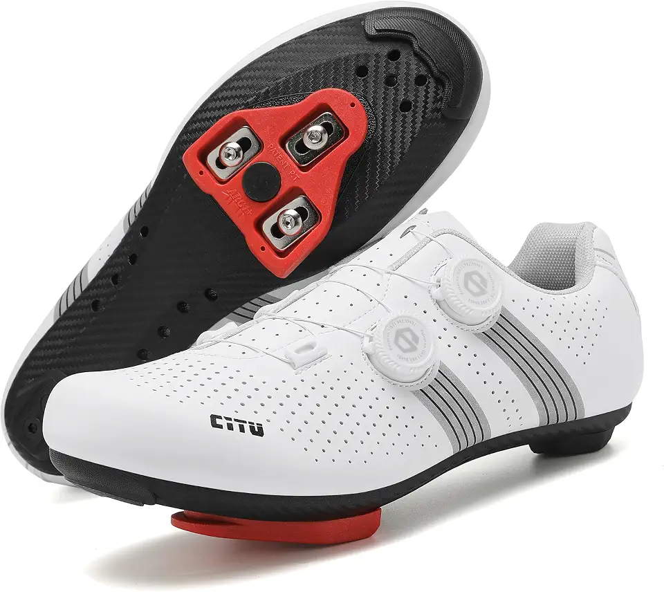 Wide Cycling Shoes Indoor Outdoor Road Bike Shoes for Men Women