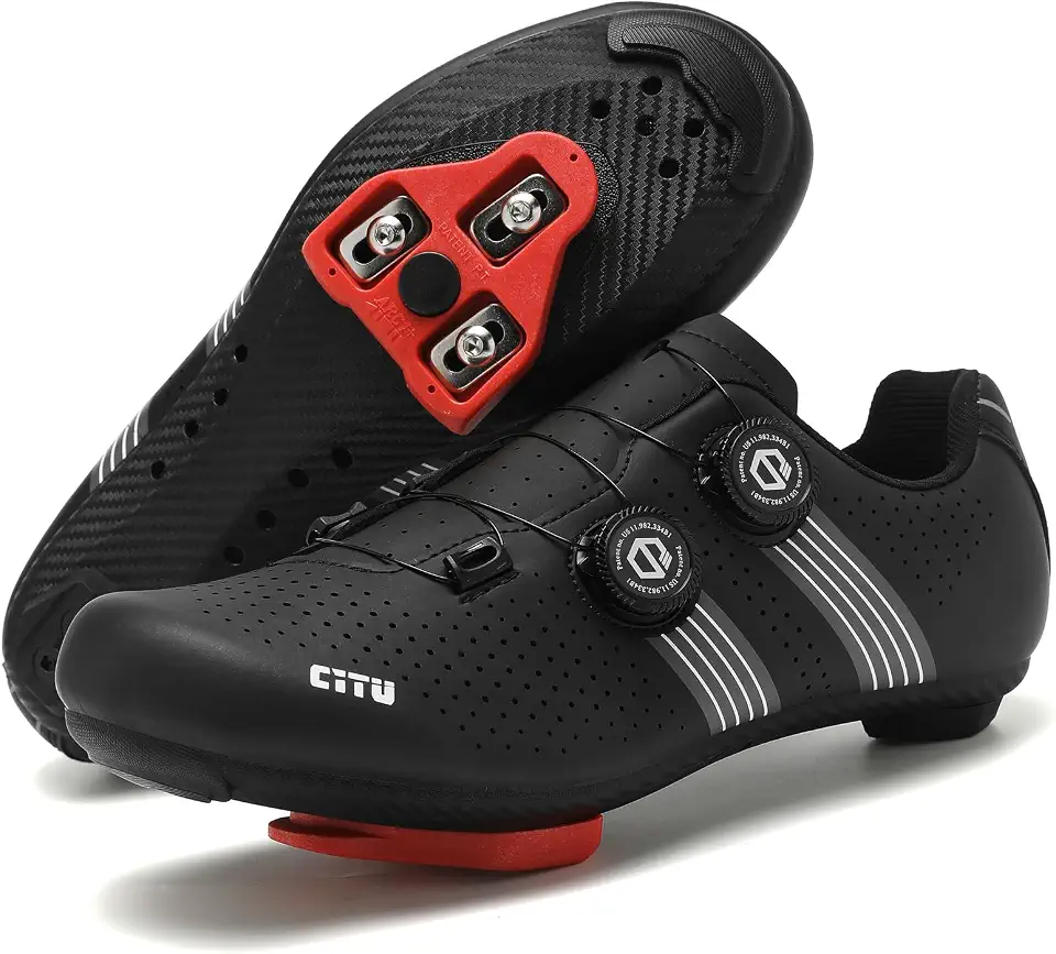 Wide Cycling Shoes Indoor Outdoor Road Bike Shoes for Men Women