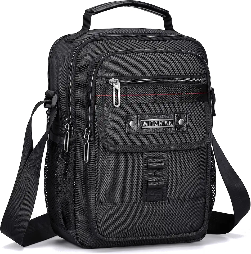 Global Recycled Standard WITZMAN Crossbody Bag for Men Casual Messenger Bags