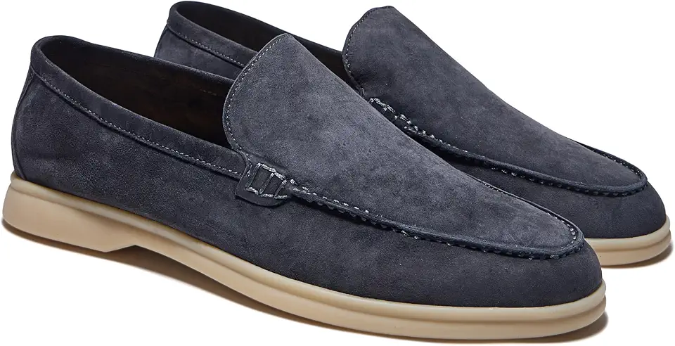 Men's Summer Stroll Premium Designer Suede Leather Loafers Shoes