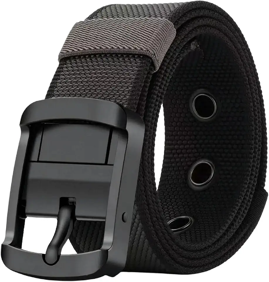 Men's Belt Web Plastic Buckle Utility Canvas