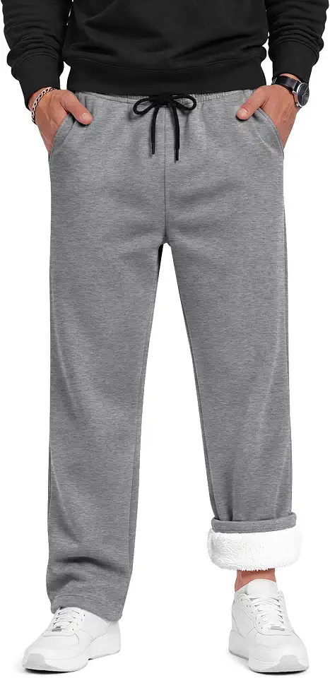 Men's Fleece Lined Sweatpant with Pockets
