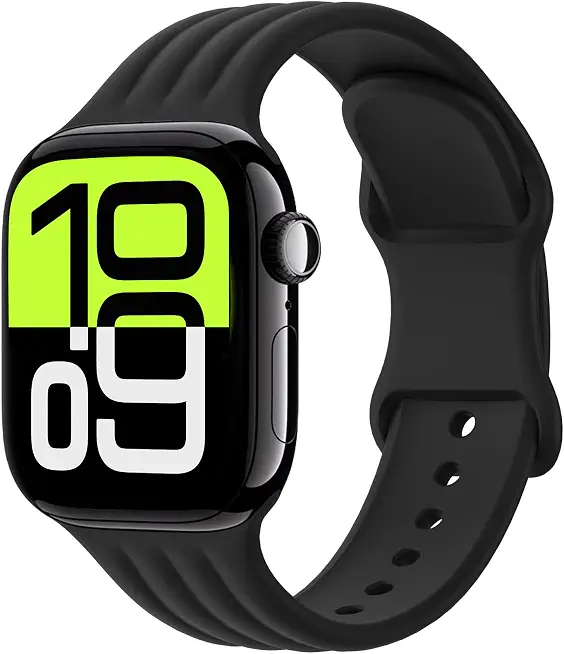 Sport Silicone Watch Band Compatible with Apple Watch Bands for Women Men