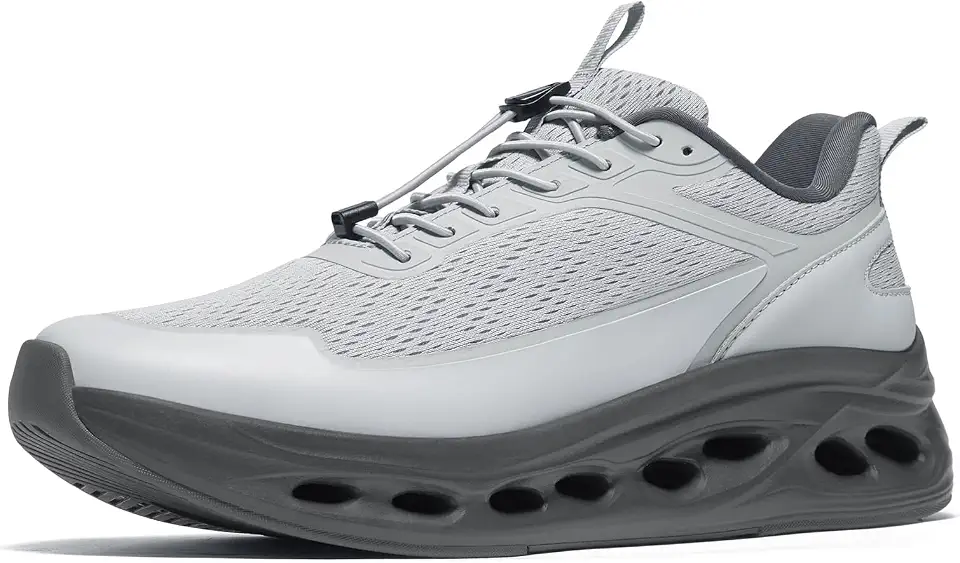 ZURIN Men's Walking Shoes Running Tennis Cushioned Fashion Sneakers