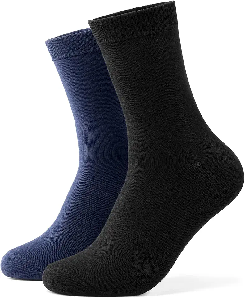 Bruno Marc Men's Cotton Crew Athletic Dress Socks