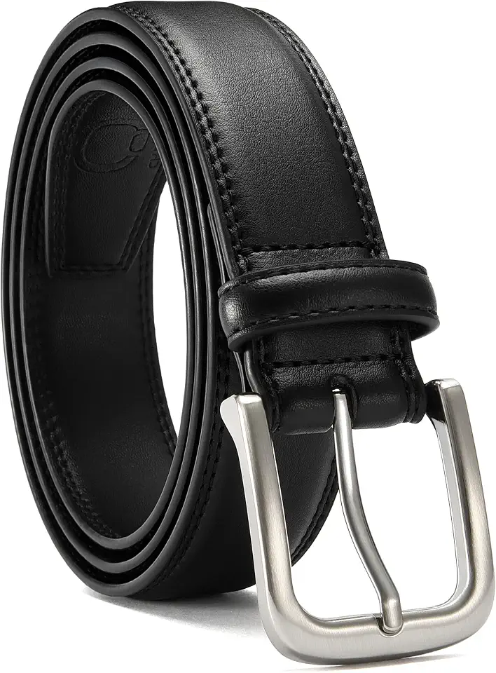 CHAOREN Mens Belts Leather 35mm for Jeans - Tough at Work, Sharp Daily