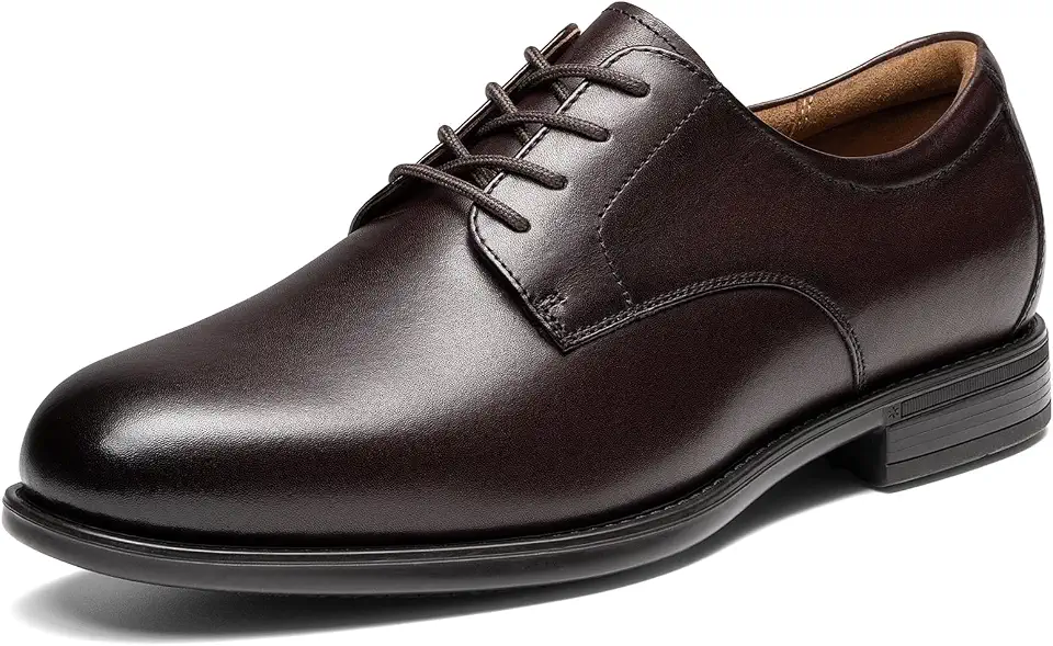 Bruno Marc Men's Classic Leather Dress Shoes