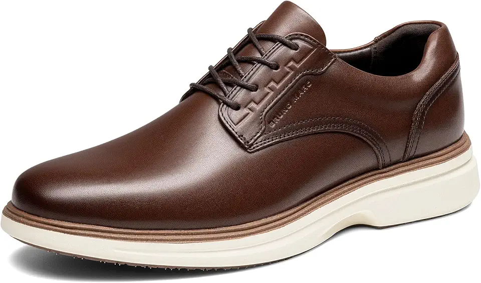 Bruno Marc Men's Leather Casual Dress Shoes