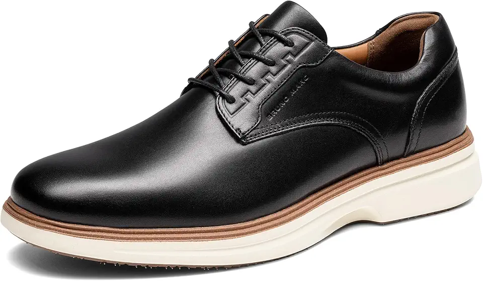 Bruno Marc Men's Leather Casual Dress Shoes