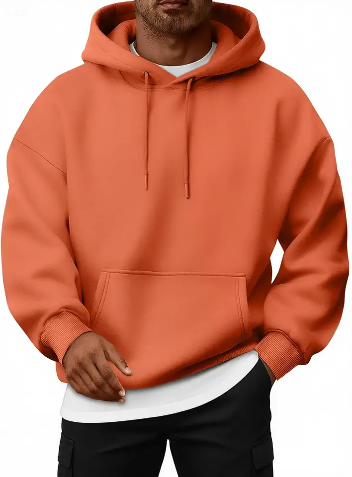 EFAN Mens Oversized Hoodies Fleece Lined Sweatshirts