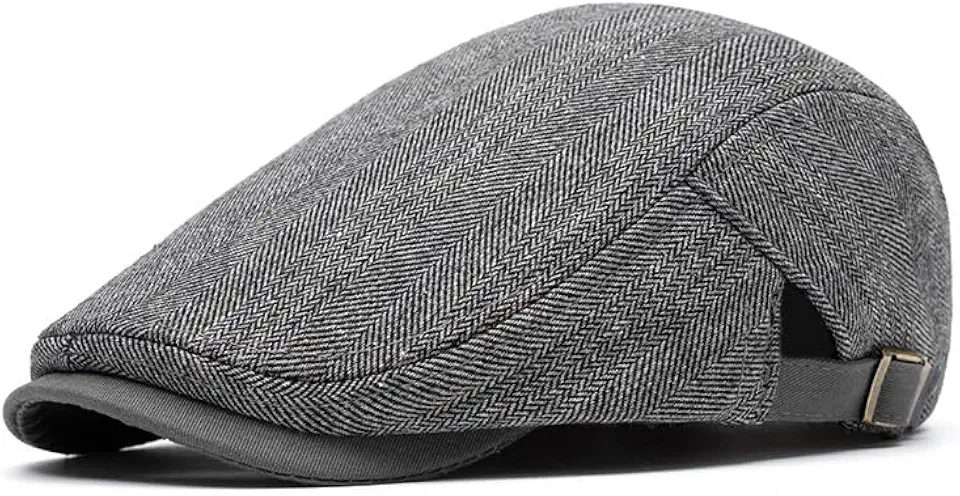 Men's Cotton Flat Ivy Gatsby Newsboy Driving Hat Cap