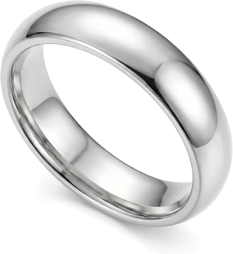 ADMETUS Sterling Silver Rings for Men Women 3MM/5MM/7MM Width Wedding Bands