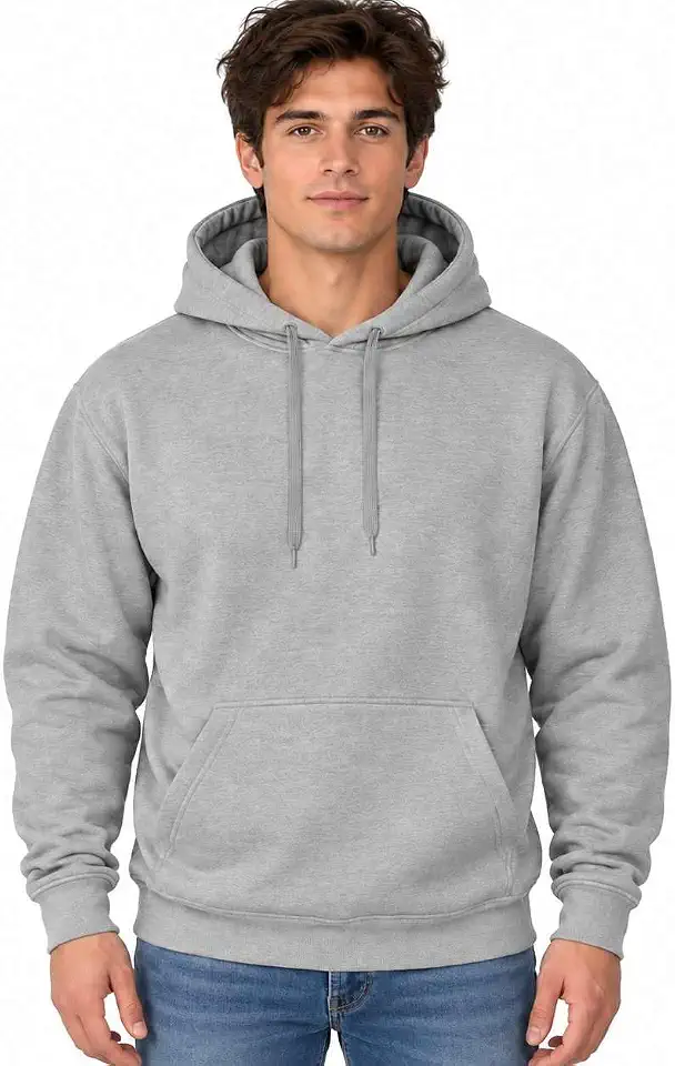 Auline Collection Men's Fleece Pullover Hoodie Sweatshirt